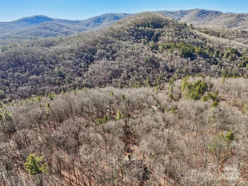 102 Knobster Way, Glenville, NC 28736.  MLS# CAR4325693, YatesRealty ID 3776. Here is a bird's eye view of that same mountain.