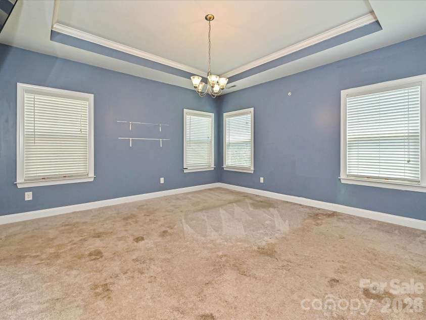2019 Silverwood Drive, Waxhaw, NC 28173.  MLS# CAR4404290, YatesRealty ID 37763. Primary Bedroom