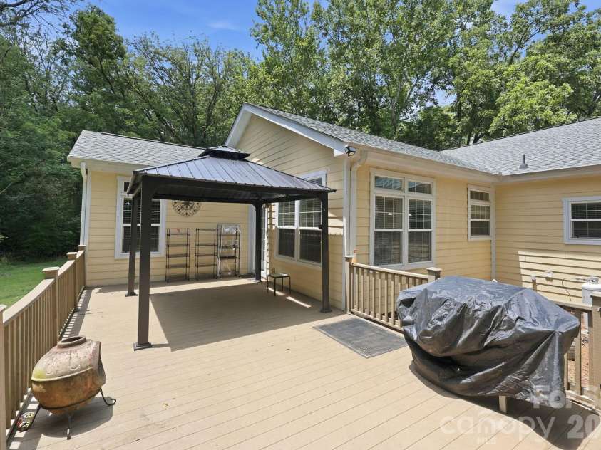 16665 Stokes Ferry Road, Richfield, NC 28137.  MLS# CAR4400480, YatesRealty ID 37796. Back deck-ready for summer nights!