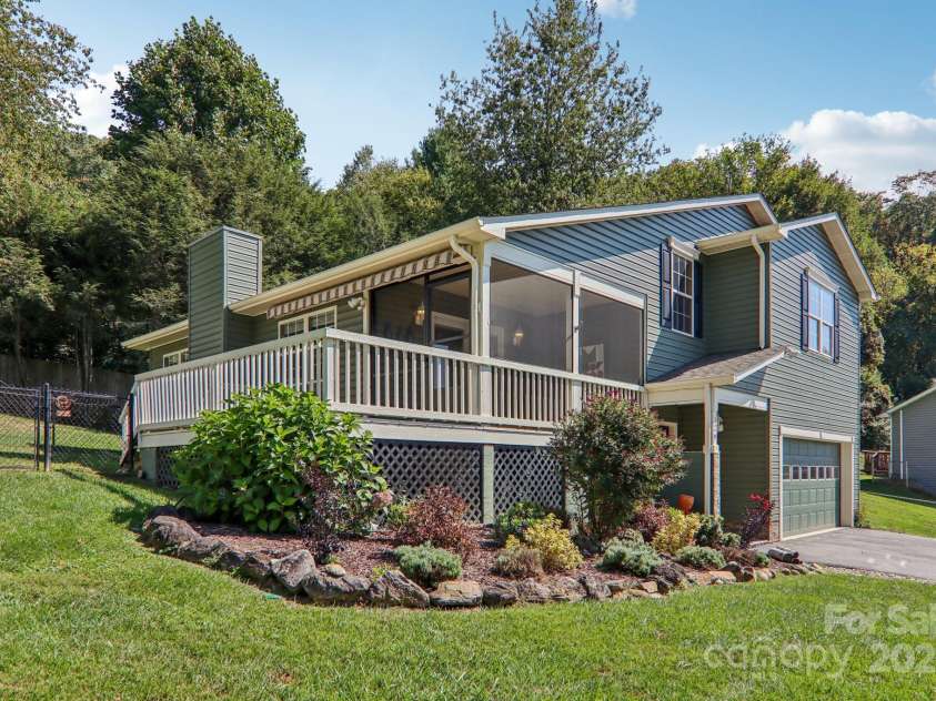 126 Pasco Loop, Waynesville, NC 28785.  MLS# CAR4301663, YatesRealty ID 378. View from side