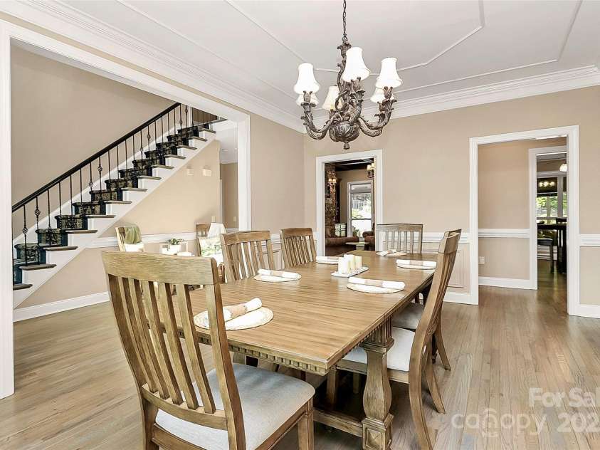 227 Wildwood Cove Drive, Mooresville, NC 28117.  MLS# CAR4214426, YatesRealty ID 3780. Generously sized dining room