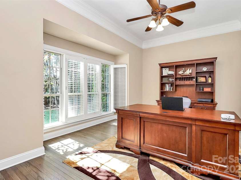 227 Wildwood Cove Drive, Mooresville, NC 28117.  MLS# CAR4214426, YatesRealty ID 3780. Office with front-facing windos.
