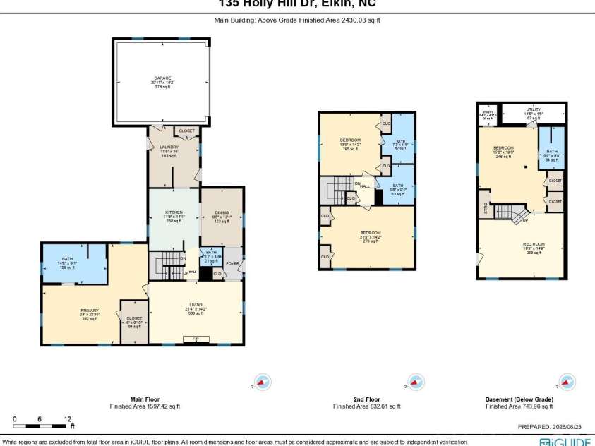 135 Holly Hill Drive, Elkin, NC 28621.  MLS# CAR4395463, YatesRealty ID 37803. 