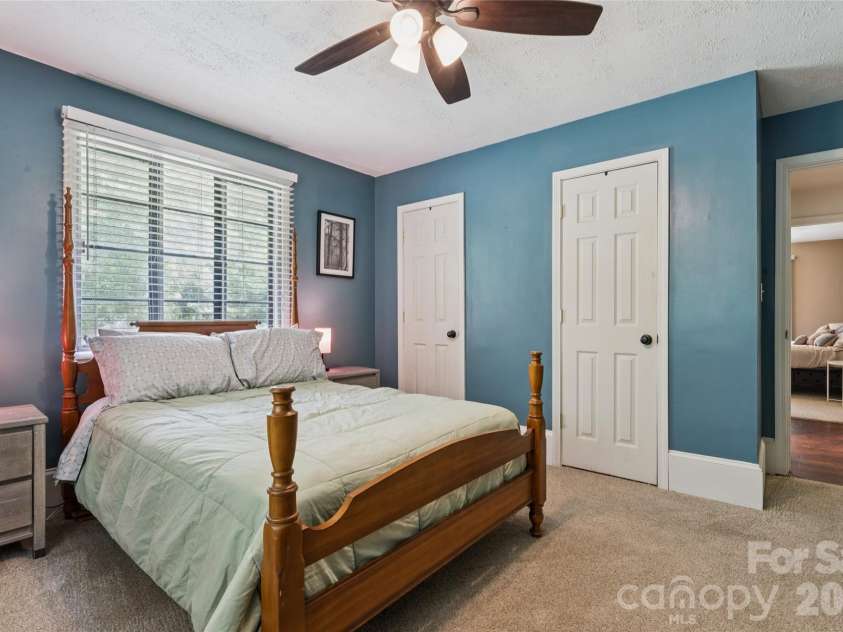 116 Maye Street, Wingate, NC 28174.  MLS# CAR4400277, YatesRealty ID 37804. Bedroom with dual closets