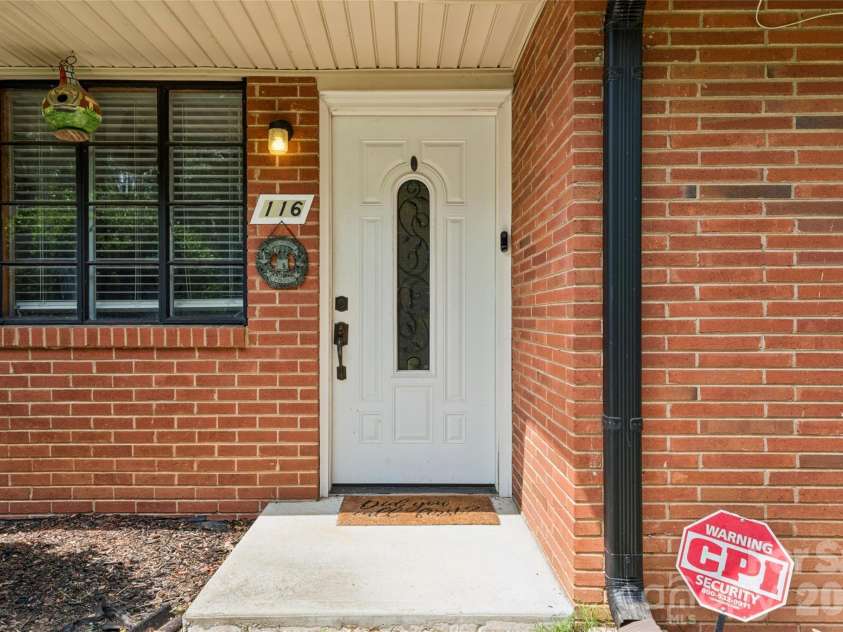 116 Maye Street, Wingate, NC 28174.  MLS# CAR4400277, YatesRealty ID 37804. Front entry