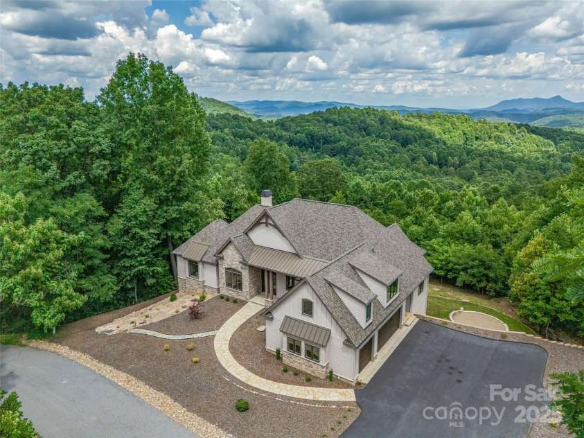 527 Falkirk Way, Zirconia, NC 28790.  MLS# CAR4231554, YatesRealty ID 3781. House with views
