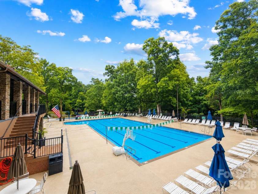 6832 Charter Hills Road, Charlotte, NC 28277.  MLS# CAR4396784, YatesRealty ID 37813. Community Pool