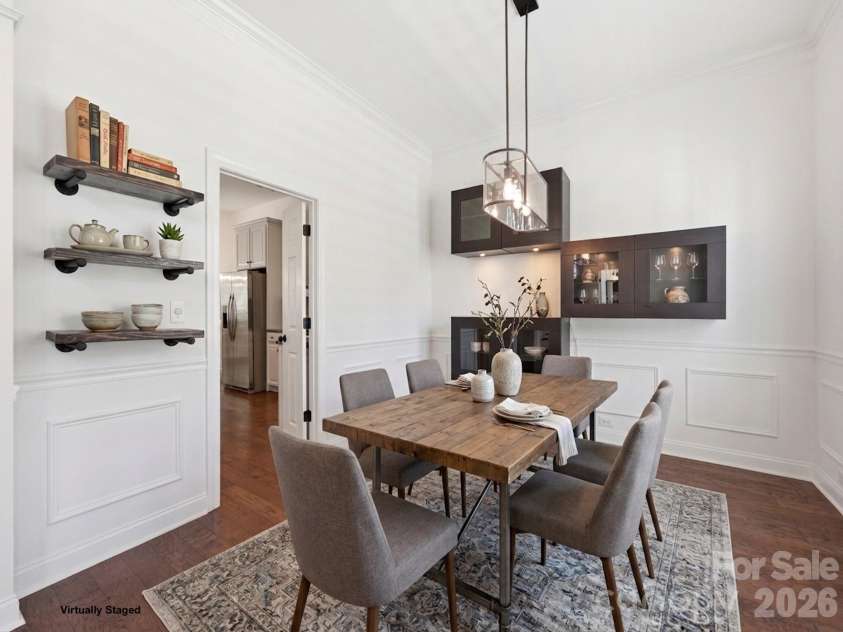 6832 Charter Hills Road, Charlotte, NC 28277.  MLS# CAR4396784, YatesRealty ID 37813. Formal Dinning Room