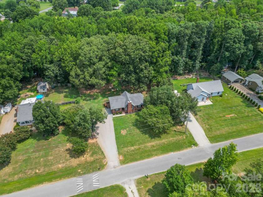 2406 Bearskin Lane, Monroe, NC 28110.  MLS# CAR4396948, YatesRealty ID 37817. Aerial View of Home