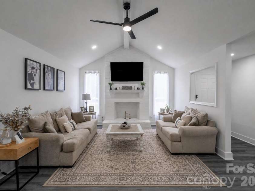 2406 Bearskin Lane, Monroe, NC 28110.  MLS# CAR4396948, YatesRealty ID 37817. Living Room