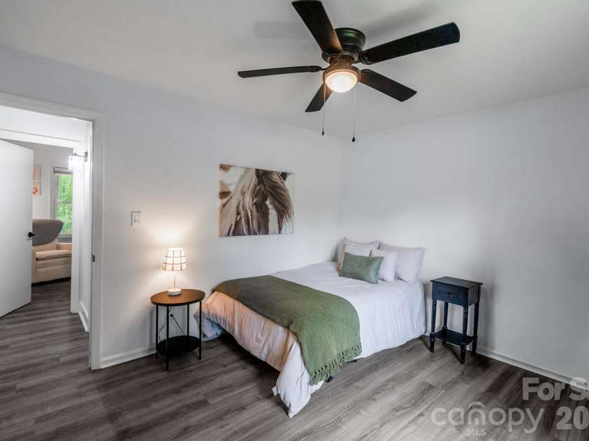 2406 Bearskin Lane, Monroe, NC 28110.  MLS# CAR4396948, YatesRealty ID 37817. Nicely sized bedroom overlooking front yard
