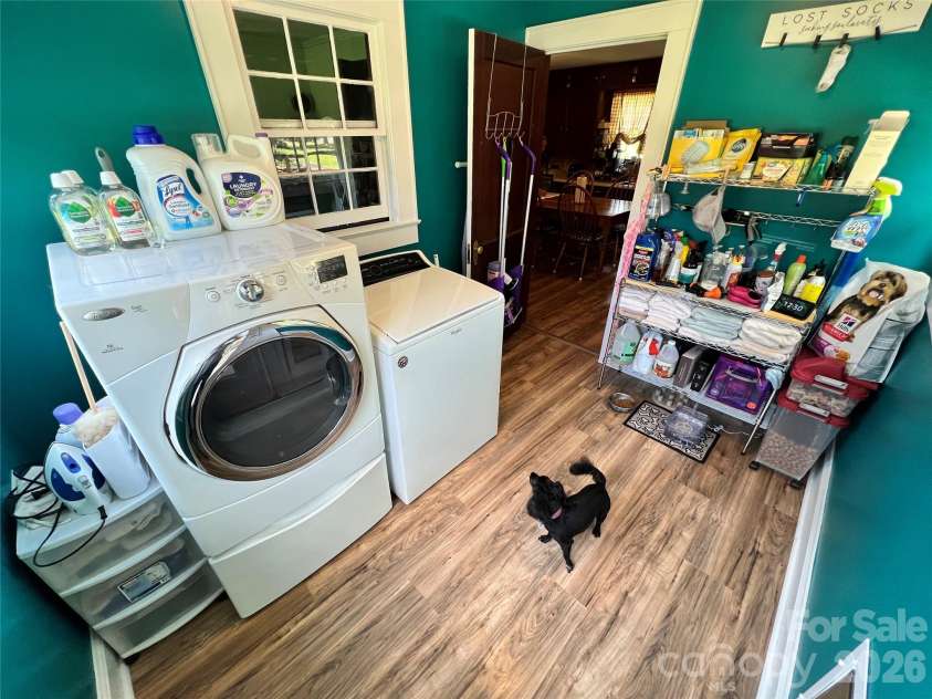 24520 Ridgecrest Road, Locust, NC 28097.  MLS# CAR4404798, YatesRealty ID 37819. Back Porch - Laundry
