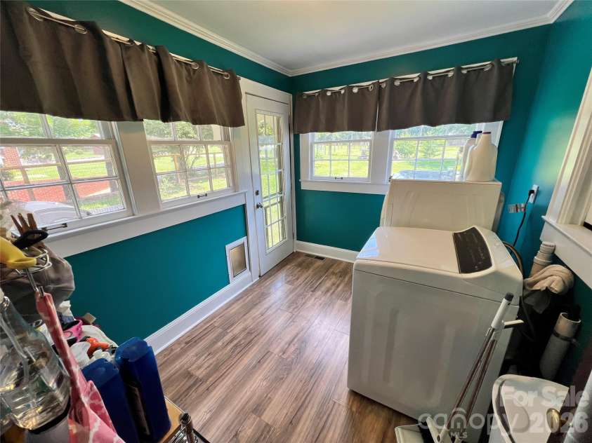 24520 Ridgecrest Road, Locust, NC 28097.  MLS# CAR4404798, YatesRealty ID 37819. Back Porch/L