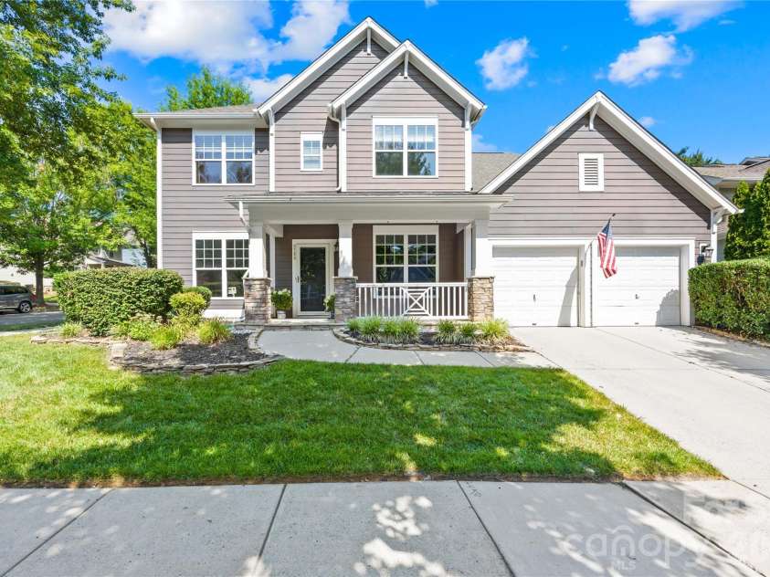 8703 Lake Pines Drive, Cornelius, NC 28031.  MLS# CAR4403233, YatesRealty ID 37820. Front