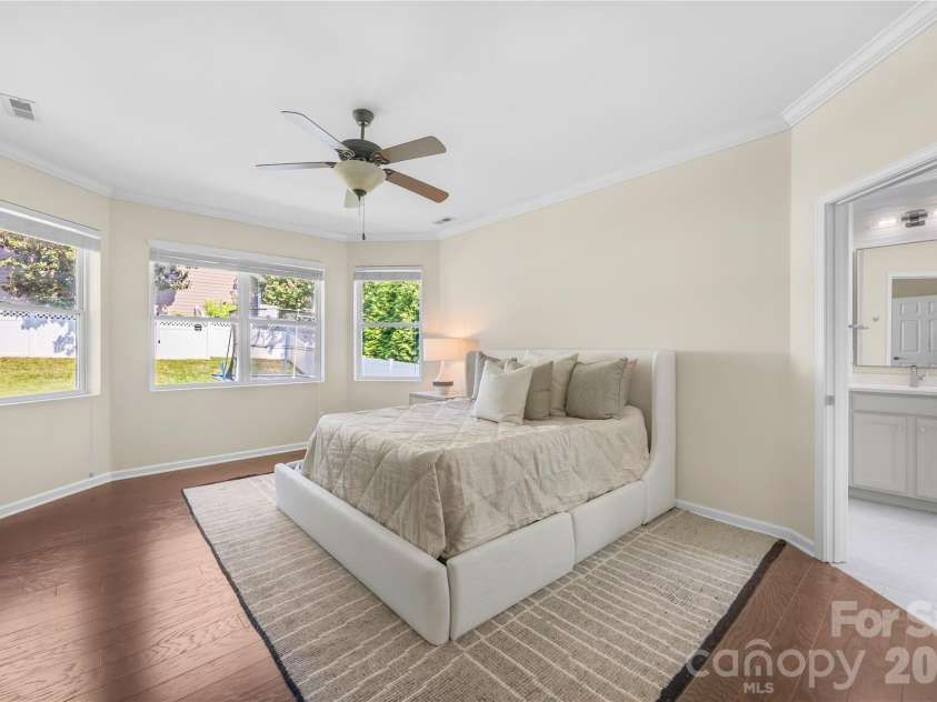8703 Lake Pines Drive, Cornelius, NC 28031.  MLS# CAR4403233, YatesRealty ID 37820. Primary Bedroom