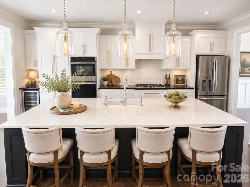 3204 Millstone Creek Road, Lancaster, SC 29720.  MLS# CAR4402581, YatesRealty ID 37821. Kitchen virtually staged
