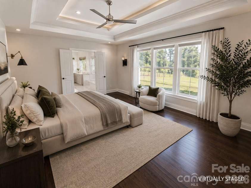 3204 Millstone Creek Road, Lancaster, SC 29720.  MLS# CAR4402581, YatesRealty ID 37821. Primary bedroom main floor virtually staged