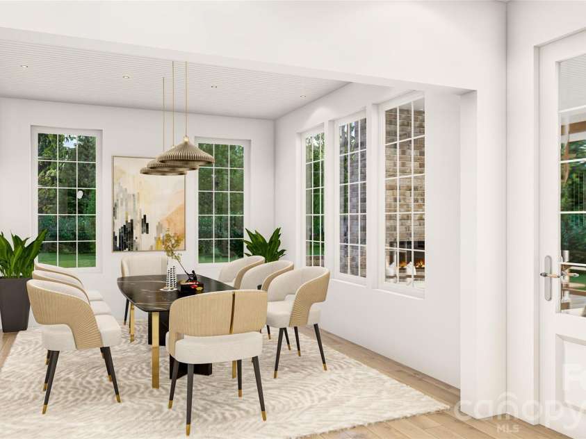 2033 Boswell Way, Matthews, NC 28104.  MLS# CAR4400509, YatesRealty ID 37829. 3D architectural rendering illustrating one potential home design for the homesite. Renderings are conceptual and are intended for visualization purposes only.