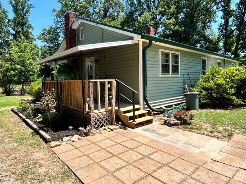 1174 Stacy Hill Road, Marion, NC 28752.  MLS# CAR4346746, YatesRealty ID 37832. Side view with pavers