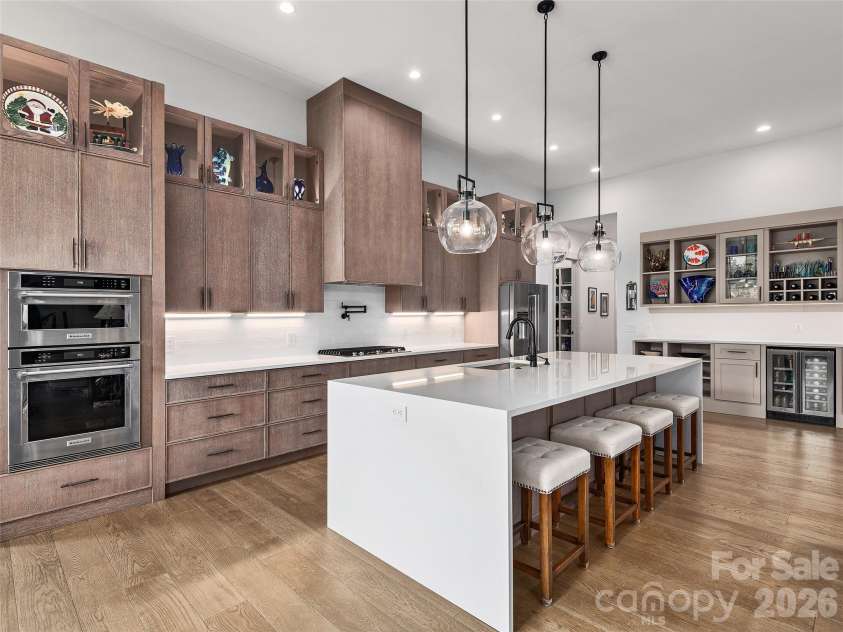 696 Daniel Circle Drive, Mills River, NC 28759.  MLS# CAR4402864, YatesRealty ID 37864. Chefs Kitchen with Mounted Pot Filler