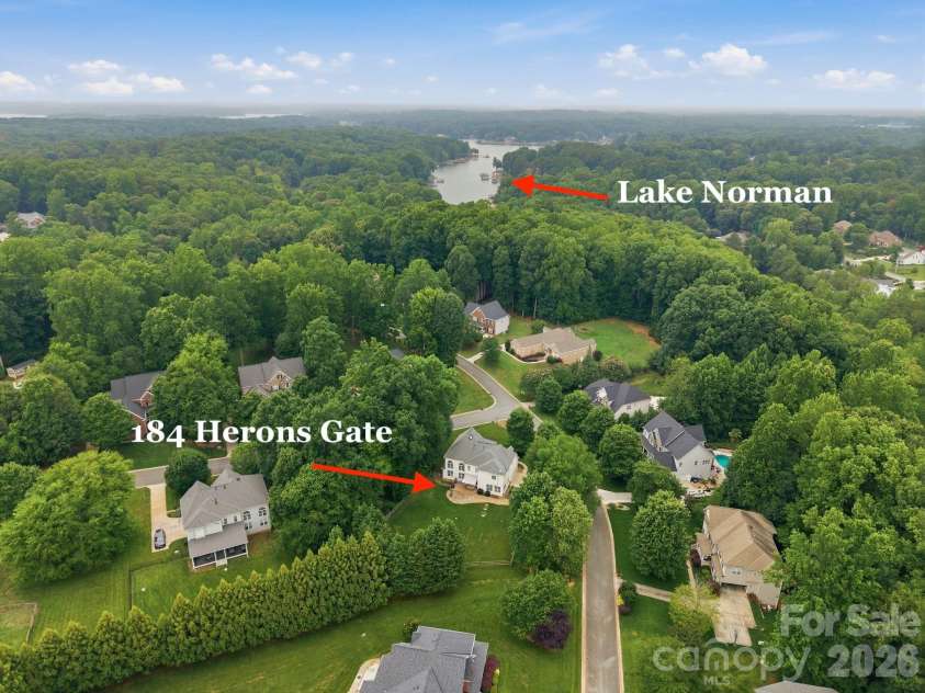 184 Herons Gate Drive, Mooresville, NC 28117.  MLS# CAR4389581, YatesRealty ID 37866. 