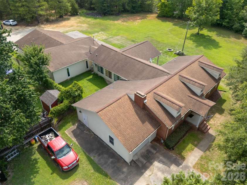 218 Plantation Road, Lancaster, SC 29720.  MLS# CAR4398632, YatesRealty ID 37871. Aerial View