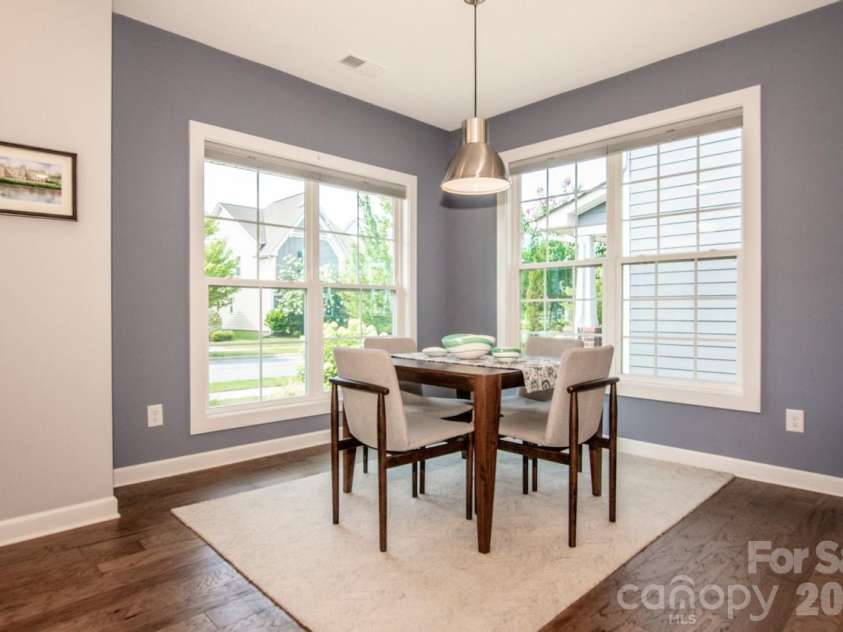 13331 Caite Ridge Road, Davidson, NC 28036.  MLS# CAR4402255, YatesRealty ID 37876. Breakfast/dining area just off the chef's kitchen