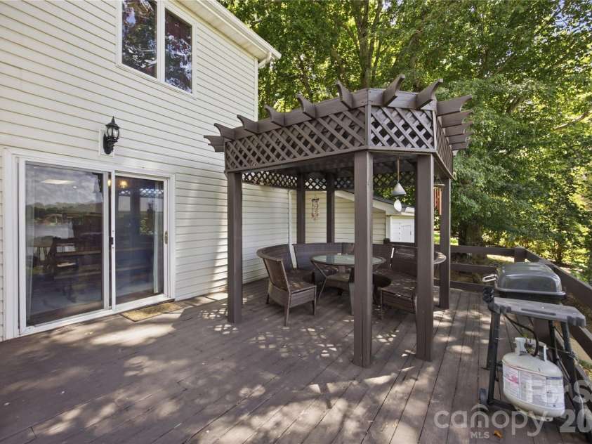 2216 Holly Lane, Shelby, NC 28150.  MLS# CAR4400464, YatesRealty ID 37888. Back Deck