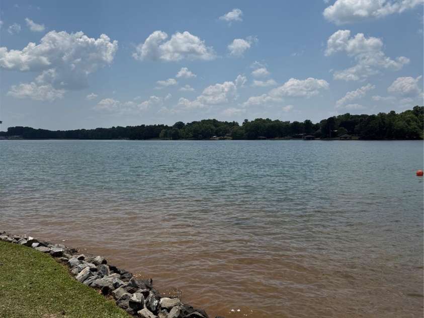 2216 Holly Lane, Shelby, NC 28150.  MLS# CAR4400464, YatesRealty ID 37888. Looking left at Lake
