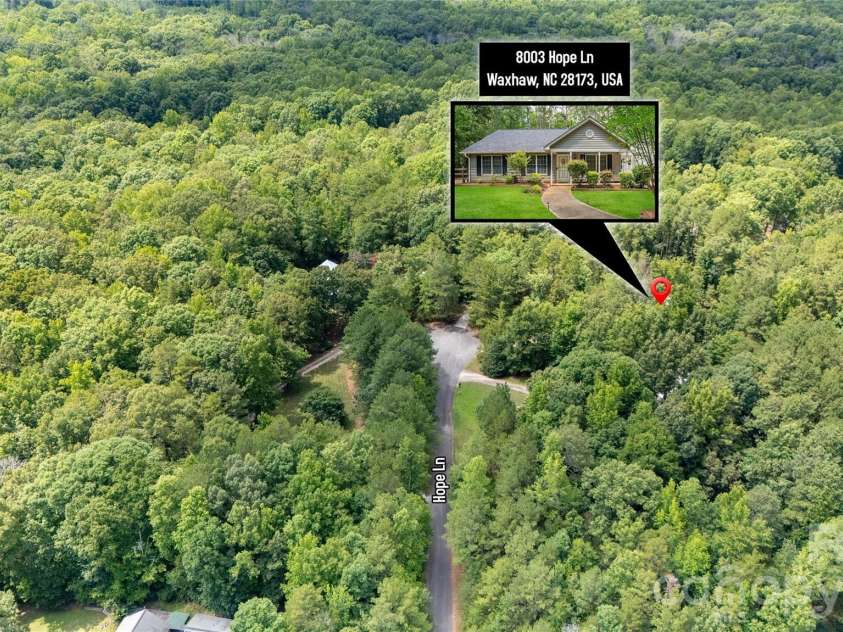 8003 Hope Lane, Waxhaw, NC 28173.  MLS# CAR4402955, YatesRealty ID 37898. 