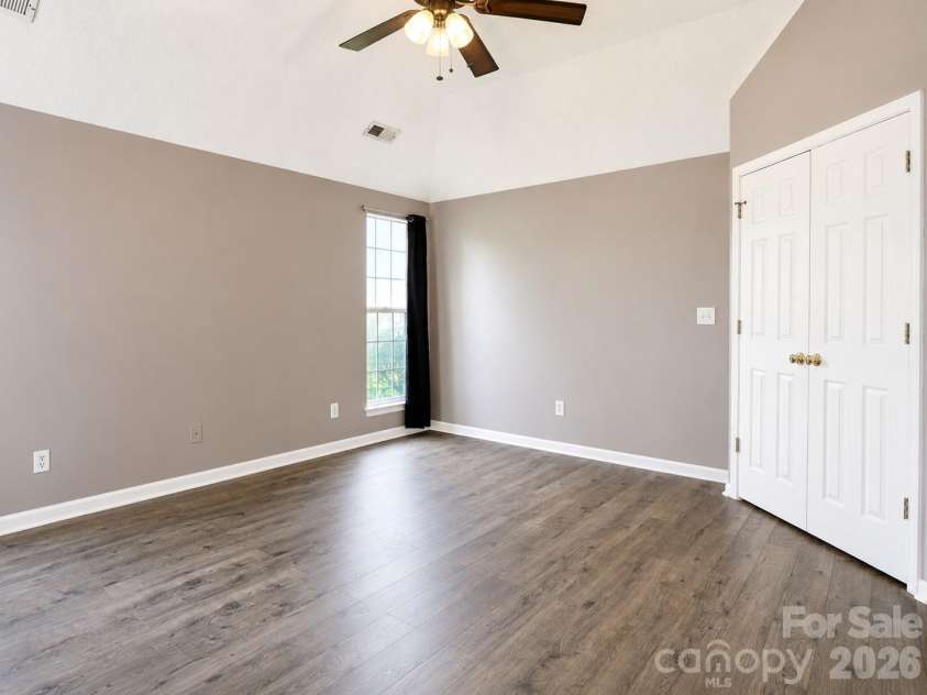 2855 Eagle View Place, Concord, NC 28027.  MLS# CAR4399165, YatesRealty ID 37899. Primary Bedroom 2/4