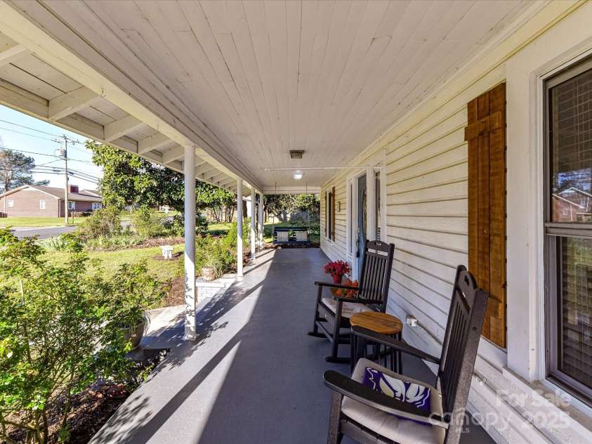 214 Elm Street, Wingate, NC 28174.  MLS# CAR4227263, YatesRealty ID 3790. Front Porch