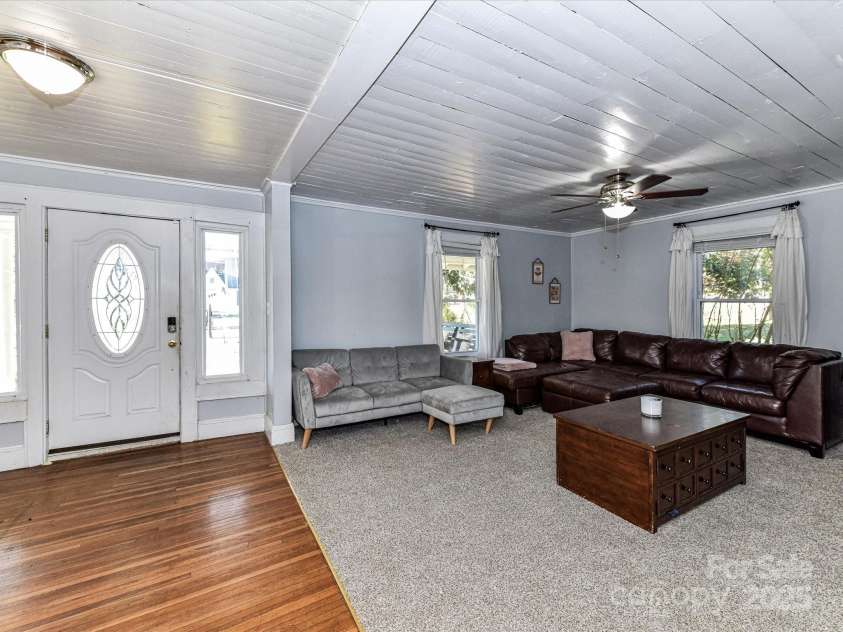 214 Elm Street, Wingate, NC 28174.  MLS# CAR4227263, YatesRealty ID 3790. Living Room