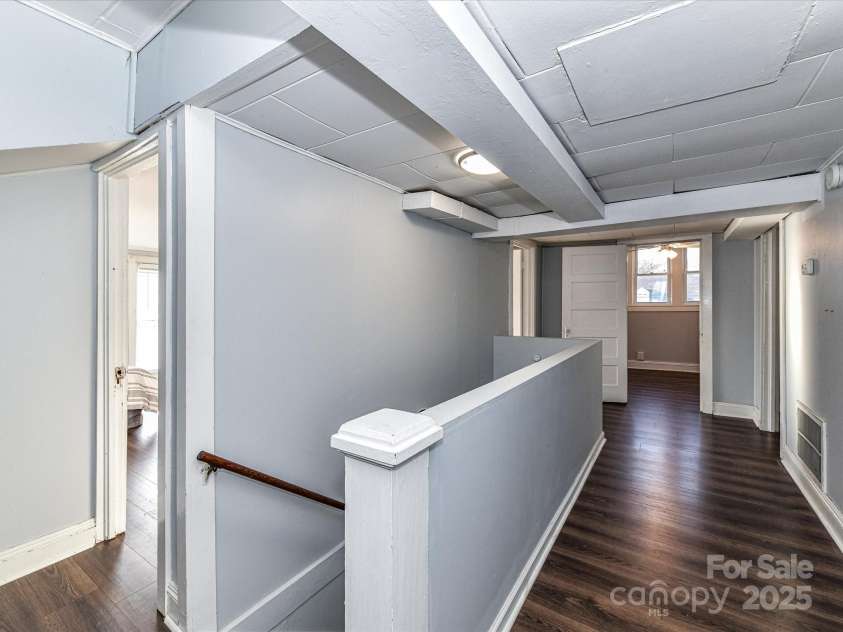 214 Elm Street, Wingate, NC 28174.  MLS# CAR4227263, YatesRealty ID 3790. Upstairs Hallway