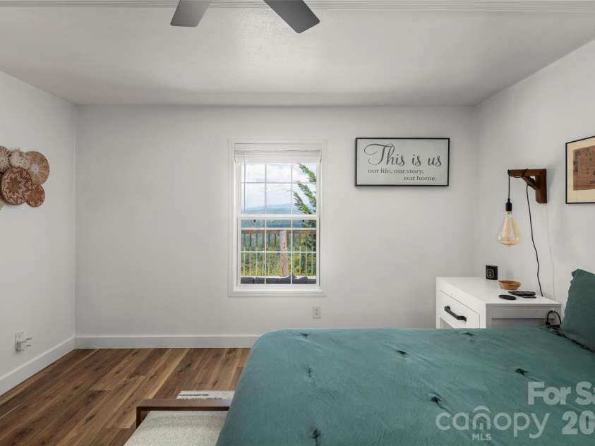 354 Boulder View Drive, Flat Rock, NC 28731.  MLS# CAR4403258, YatesRealty ID 37905. Views from primary suite