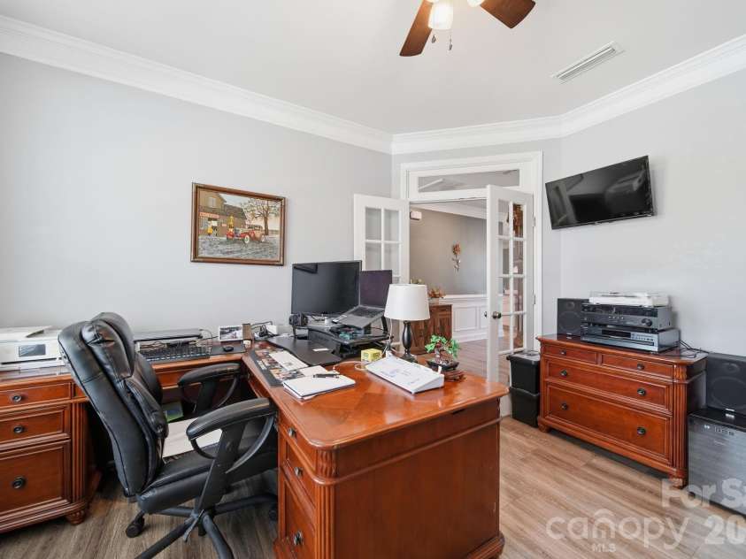 3114 Burnello Court, Iron Station, NC 28080.  MLS# CAR4398358, YatesRealty ID 37910. Main level Flex Room