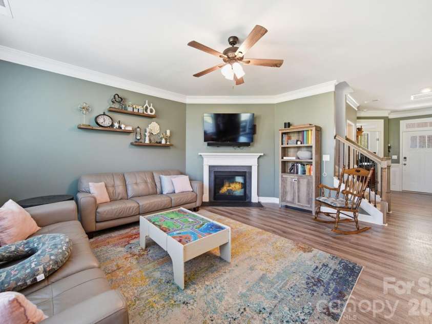 3114 Burnello Court, Iron Station, NC 28080.  MLS# CAR4398358, YatesRealty ID 37910. Open plan living