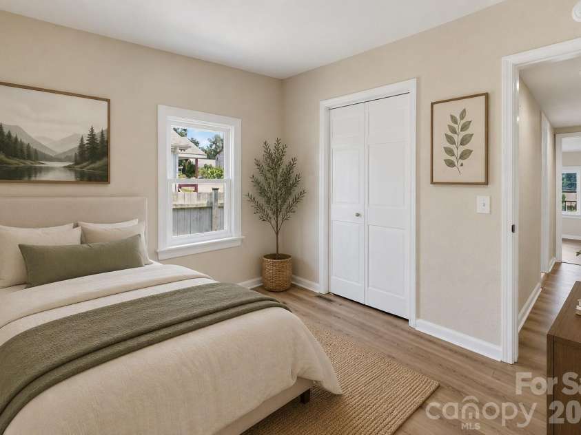 136 Wilhemenia Street, Marion, NC 28752.  MLS# CAR4404267, YatesRealty ID 37912. Virtually staged bedroom