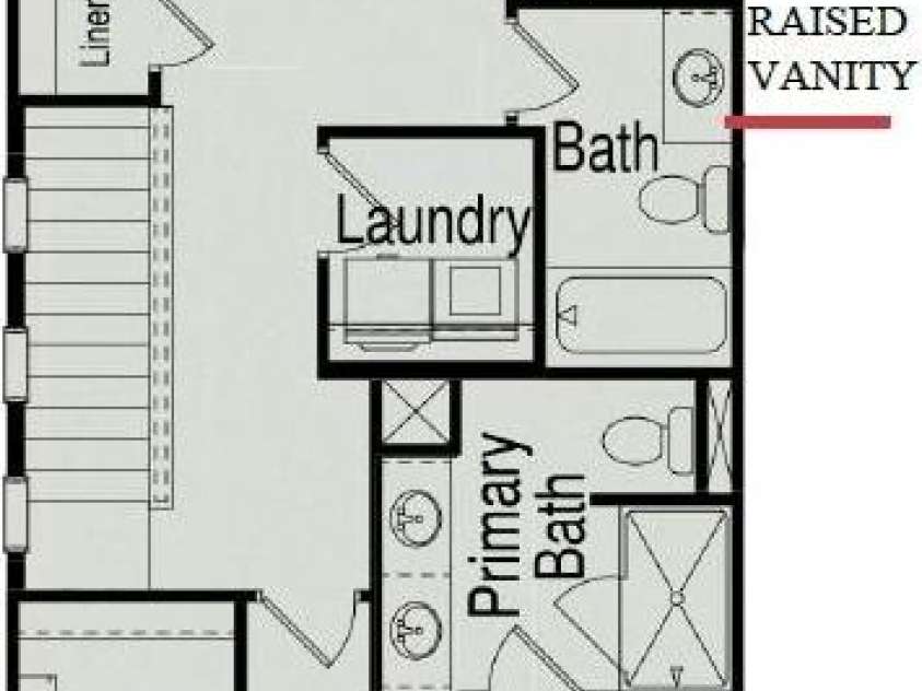 5714 Ringneck Road, Charlotte, NC 28216.  MLS# CAR4404837, YatesRealty ID 37915. Second Floor Layout