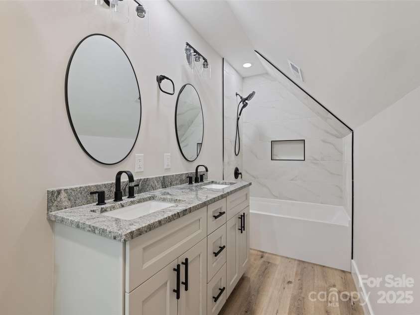 148 Amblers Knoll Road, Weaverville, NC 28787.  MLS# CAR4253906, YatesRealty ID 3793. Primary Bathroom Two