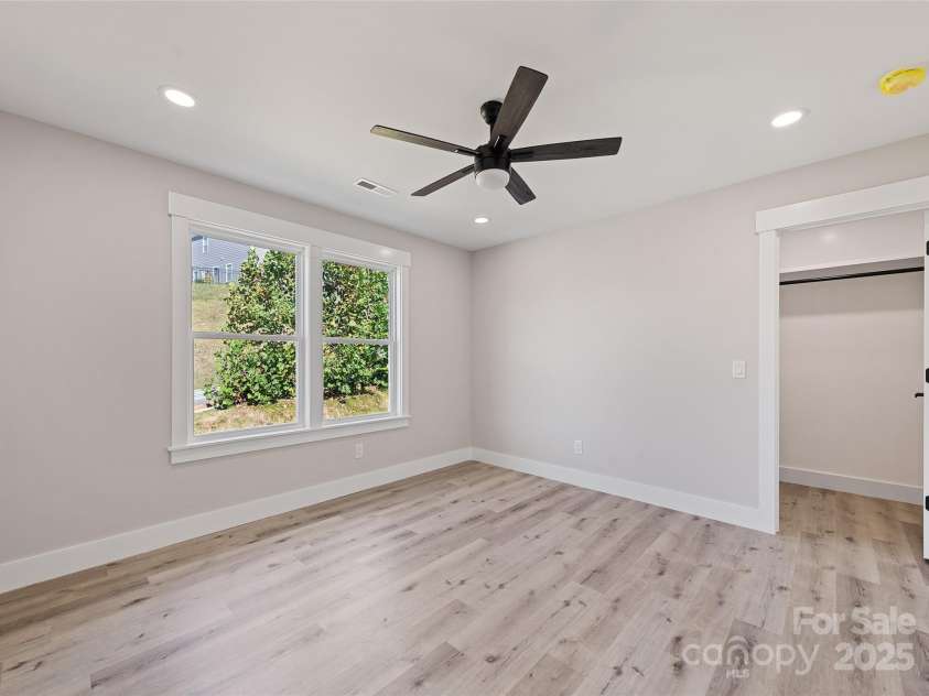 148 Amblers Knoll Road, Weaverville, NC 28787.  MLS# CAR4253906, YatesRealty ID 3793. Primary Bedroom Two