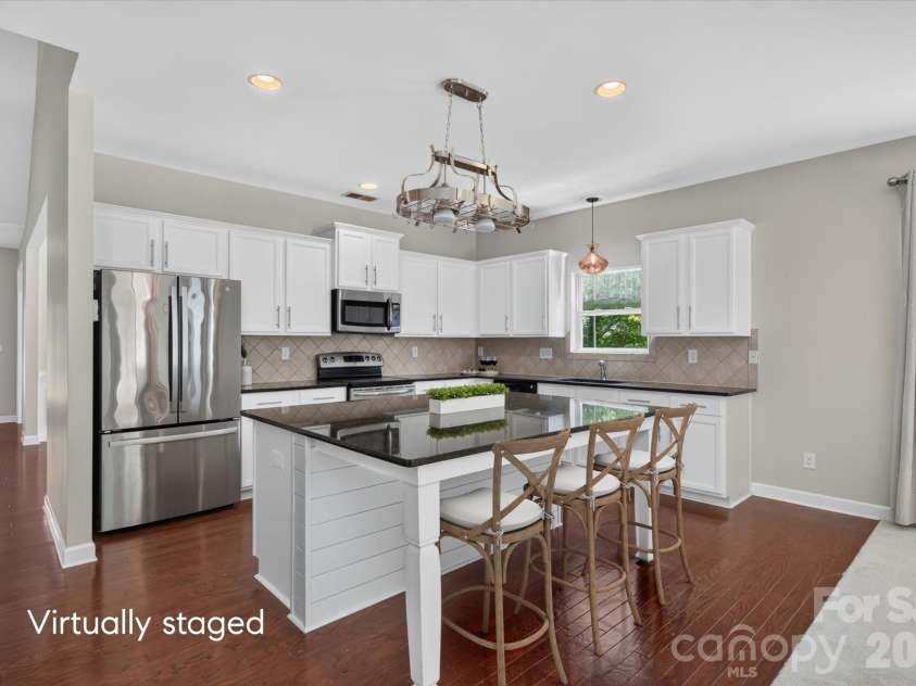 1030 Kaiser Way, Fort Mill, SC 29715.  MLS# CAR4397966, YatesRealty ID 37936. Kitchen Island Virtually staged
