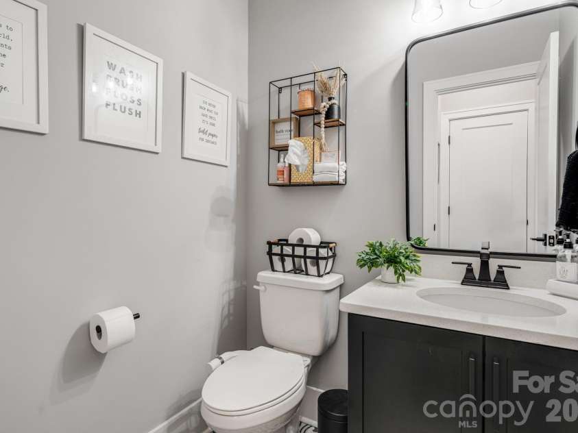 67 Apple Meadow Court, Hendersonville, NC 28739.  MLS# CAR4401547, YatesRealty ID 37938. Main Level Half-bath