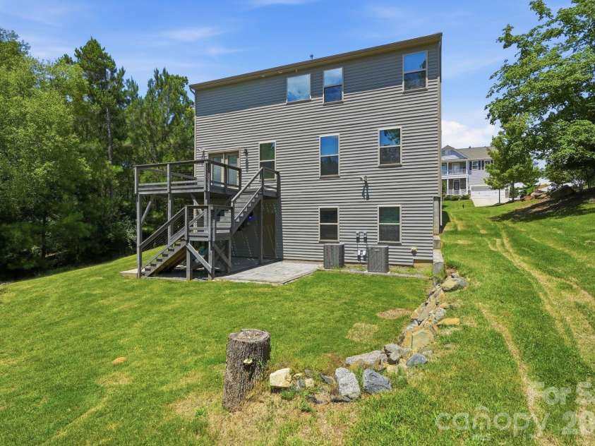 4870 Summerside Drive, Clover, SC 29710.  MLS# CAR4394846, YatesRealty ID 37943. Back of house