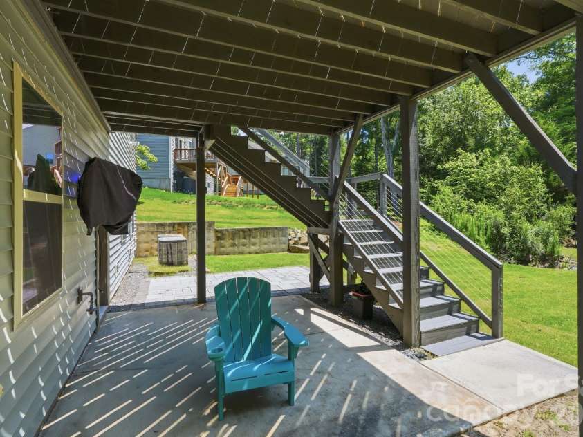 4870 Summerside Drive, Clover, SC 29710.  MLS# CAR4394846, YatesRealty ID 37943. Covered area under deck