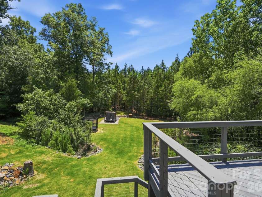 4870 Summerside Drive, Clover, SC 29710.  MLS# CAR4394846, YatesRealty ID 37943. Deck and backyard