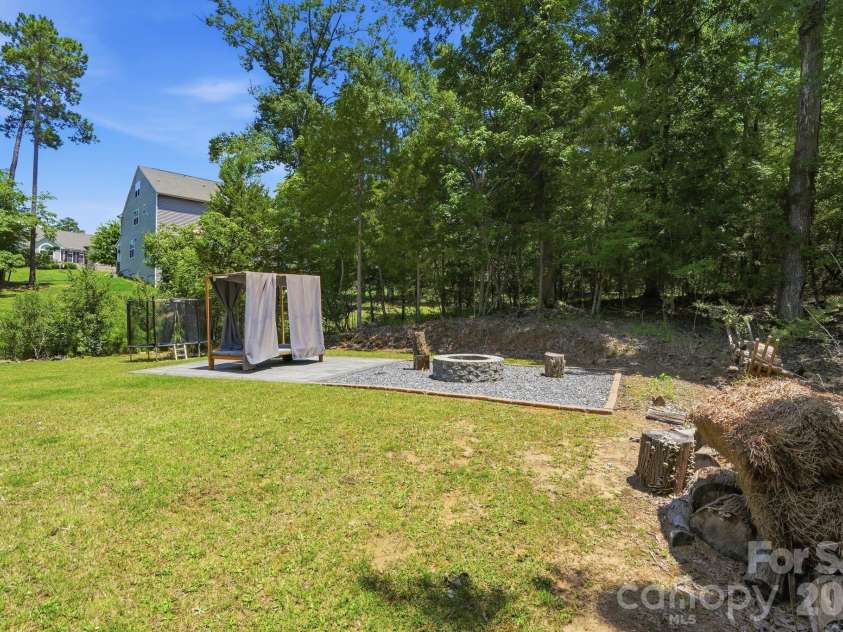 4870 Summerside Drive, Clover, SC 29710.  MLS# CAR4394846, YatesRealty ID 37943. Fire pit