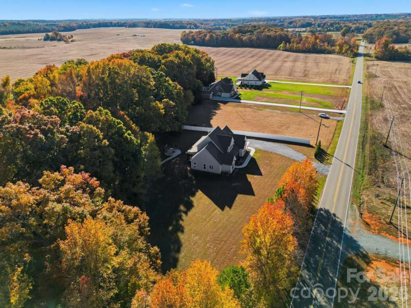 4105 Parkwood School Road, Monroe, NC 28112.  MLS# CAR4402329, YatesRealty ID 37950. Aerial View