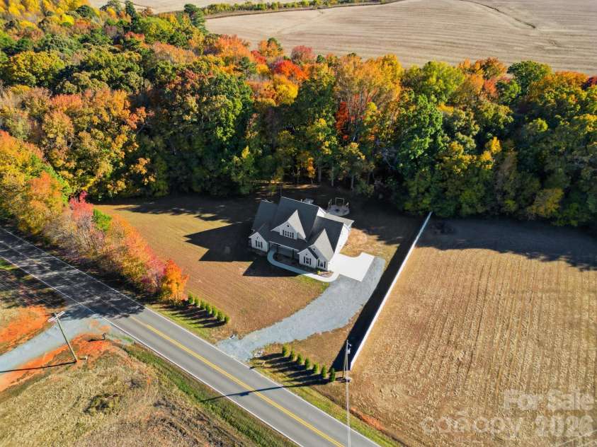 4105 Parkwood School Road, Monroe, NC 28112.  MLS# CAR4402329, YatesRealty ID 37950. Aerial View