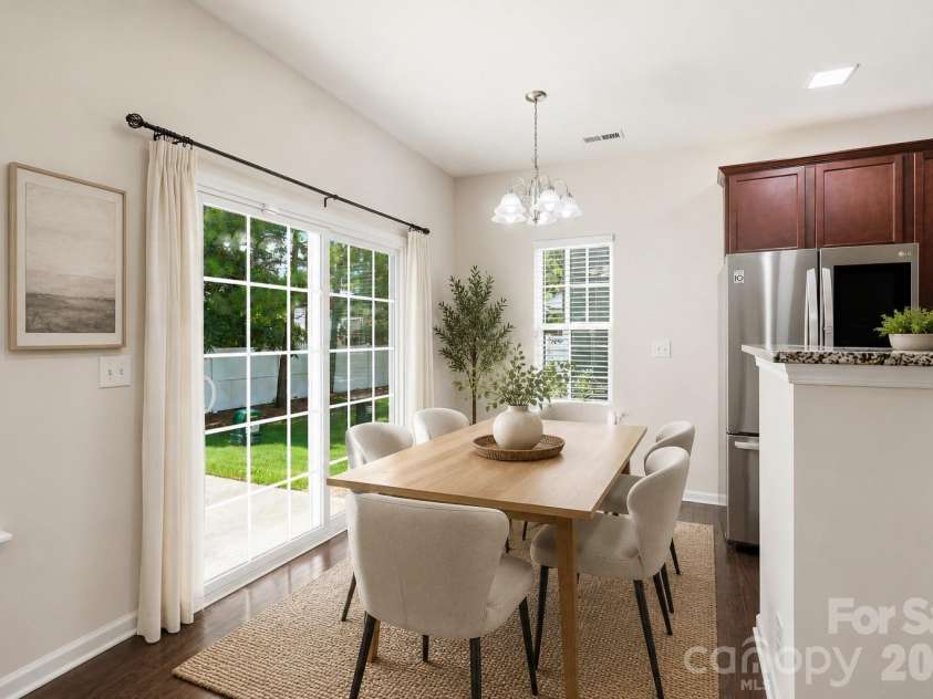 7323 Jane Parks Way, Charlotte, NC 28217.  MLS# CAR4402584, YatesRealty ID 37952. Breakfast - Virtual Staging